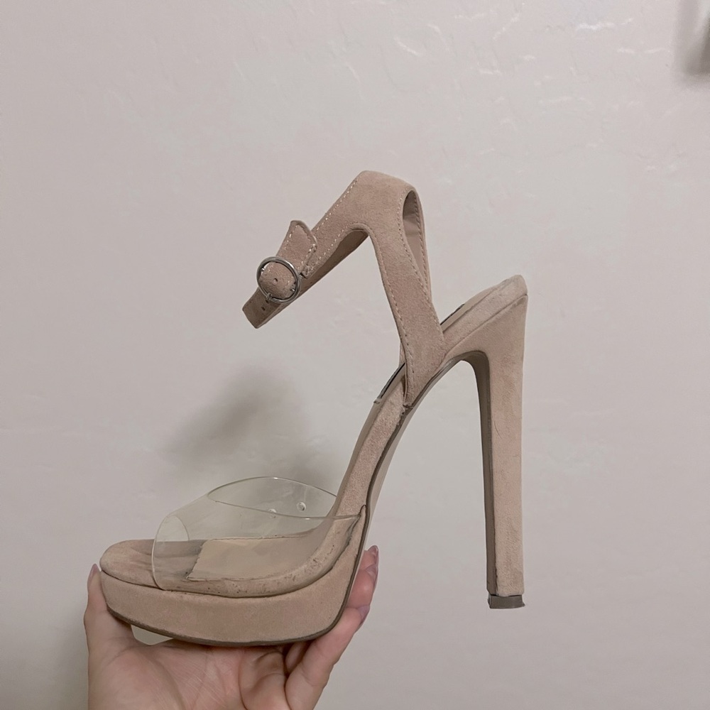 Steve Madden beige heels